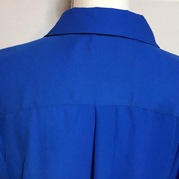Investments Blue L/S Hi-Lo Top - Picture 7 of 8